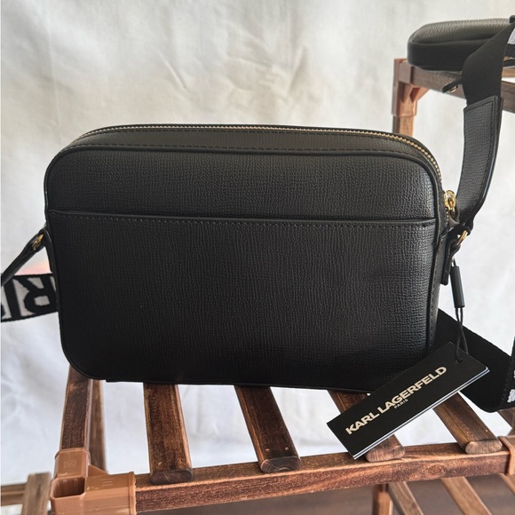 Karl Lagerfeld Black Cat Face Crossbody Bag - Picture 4 of 4